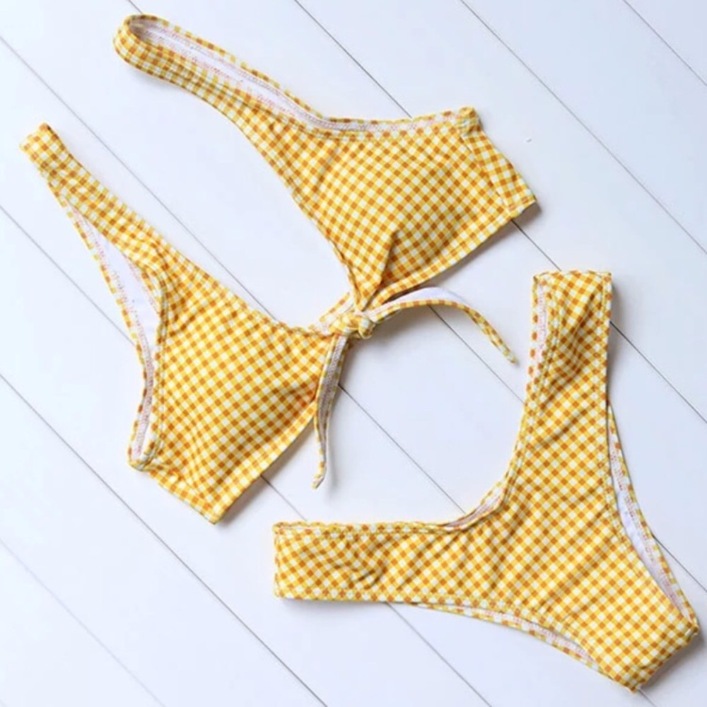 Yellow bikini set